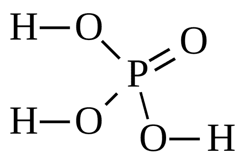Formule d'acide phosphorique