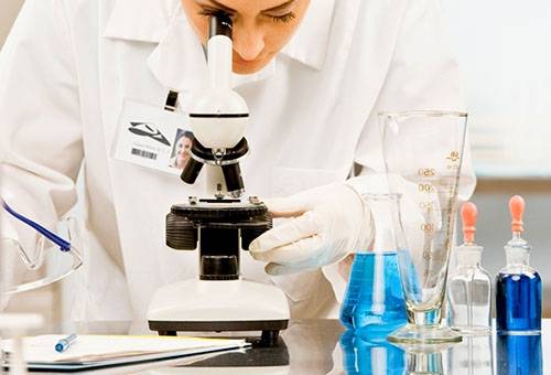 Laboratorieundersökning av biomaterial
