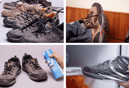 méthodes d'élimination des odeurs de chaussures