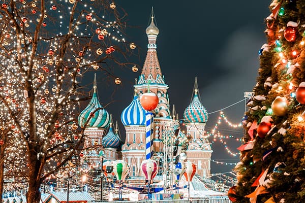 Нова година в Москва